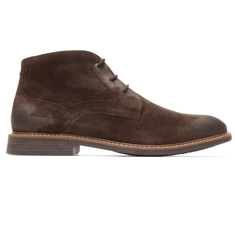 Rockport Singapore Mens Boots - Classic Break Chukka Brown - ZB8325901